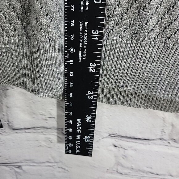 Stitchcount Sweater Womens Plus Sz 2X Gray Cardigan with Pockets New with Tags - Picture 10 of 11